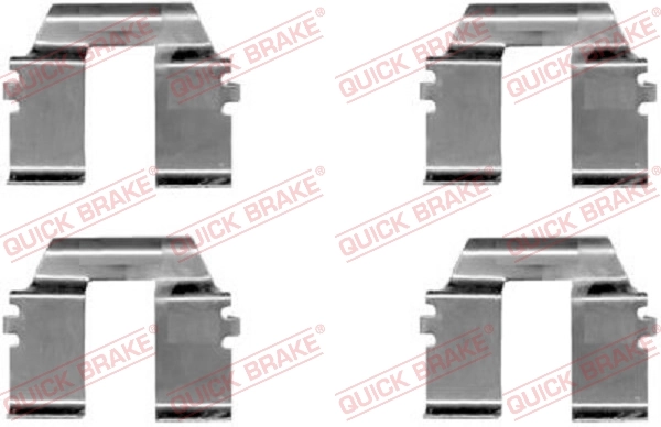 Accessory Kit, disc brake pad